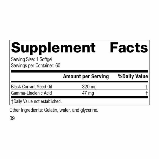 Black Currant Seed Oil, SP